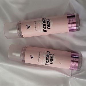 Thank you next body sprays by Ariana Grande.